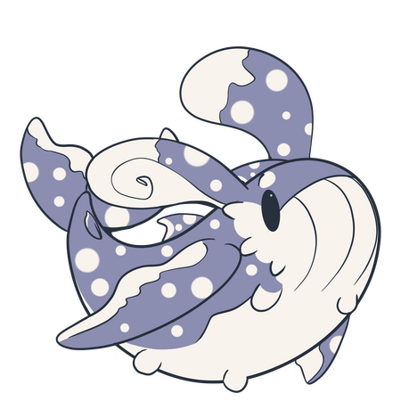 Bishamaru sipping on soy cocoa